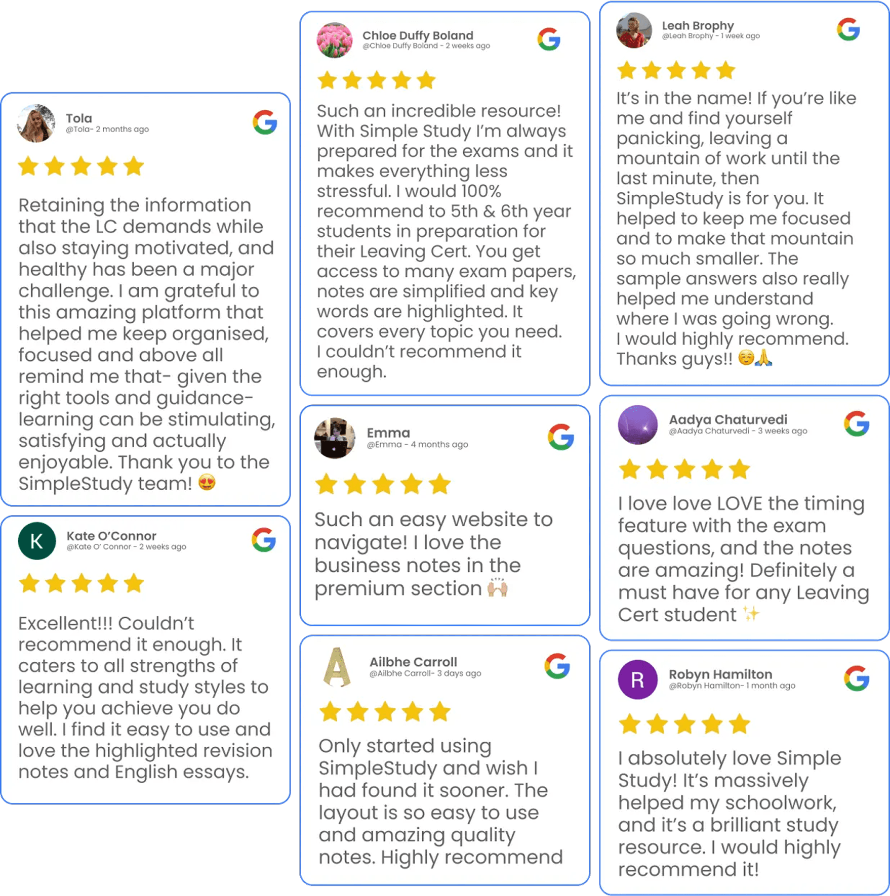 Testimonials Section